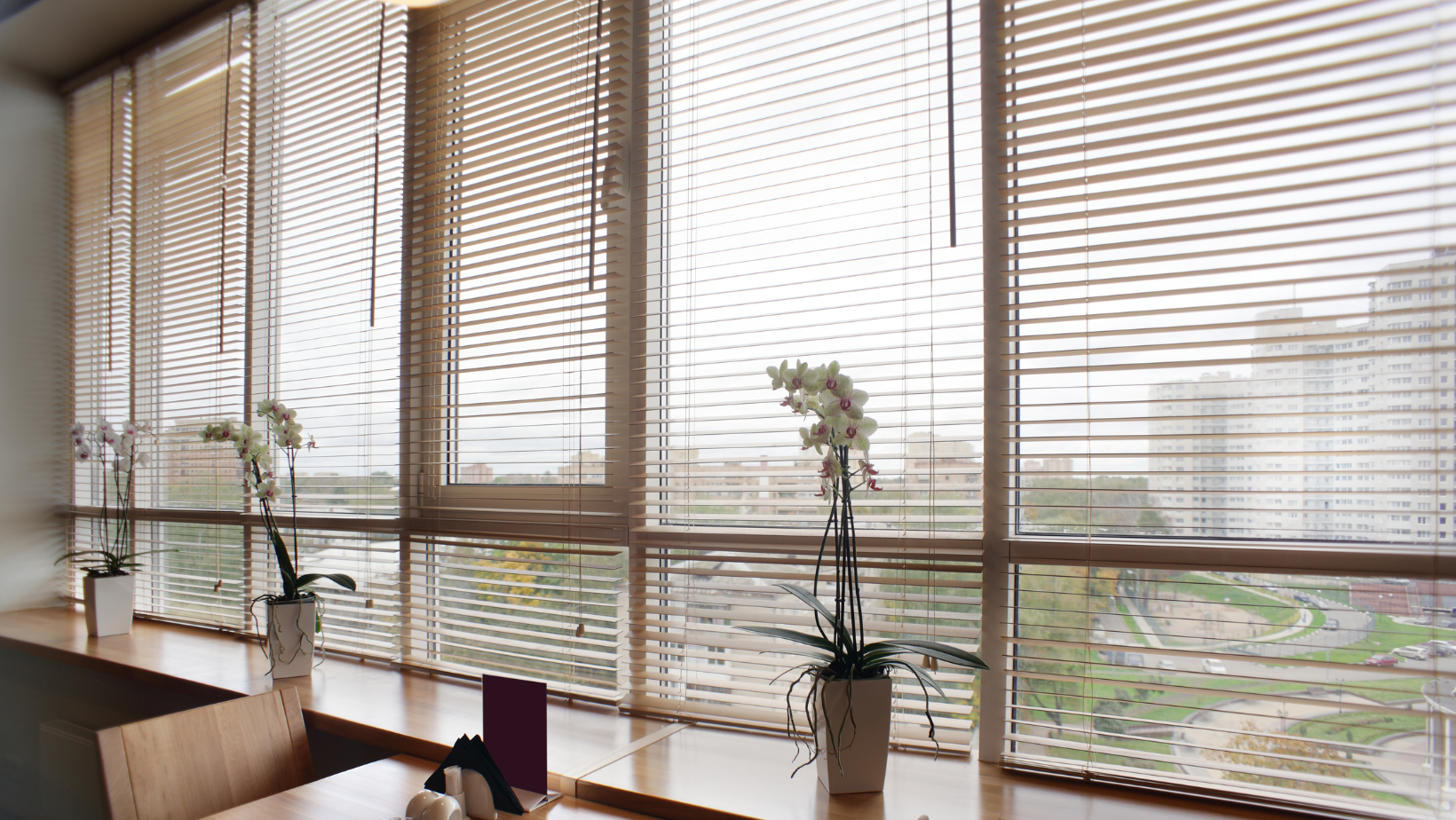 Roller blinds windows