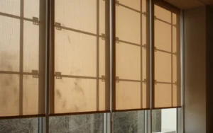 Roller blinds window