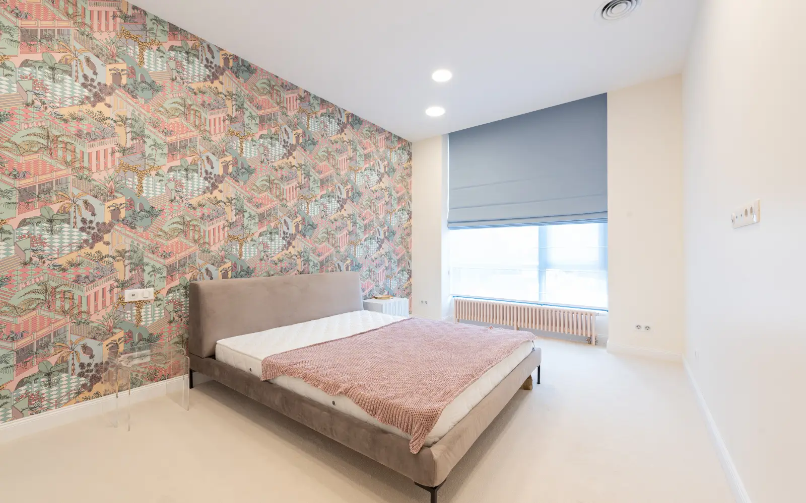 roller blinds on windows