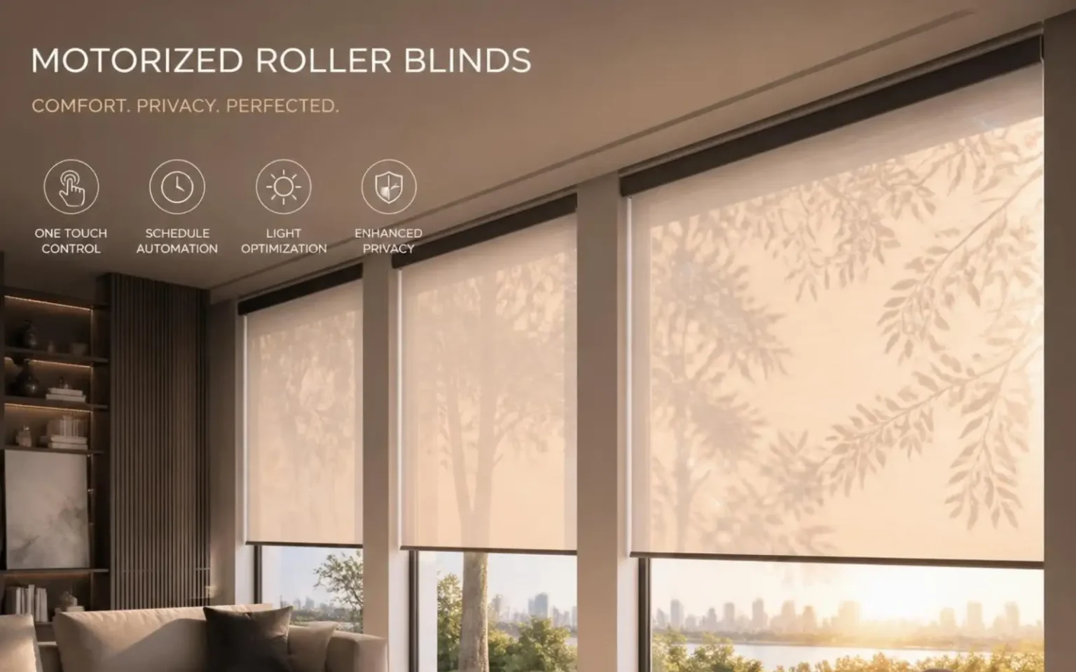 Motorized Roller Blinds