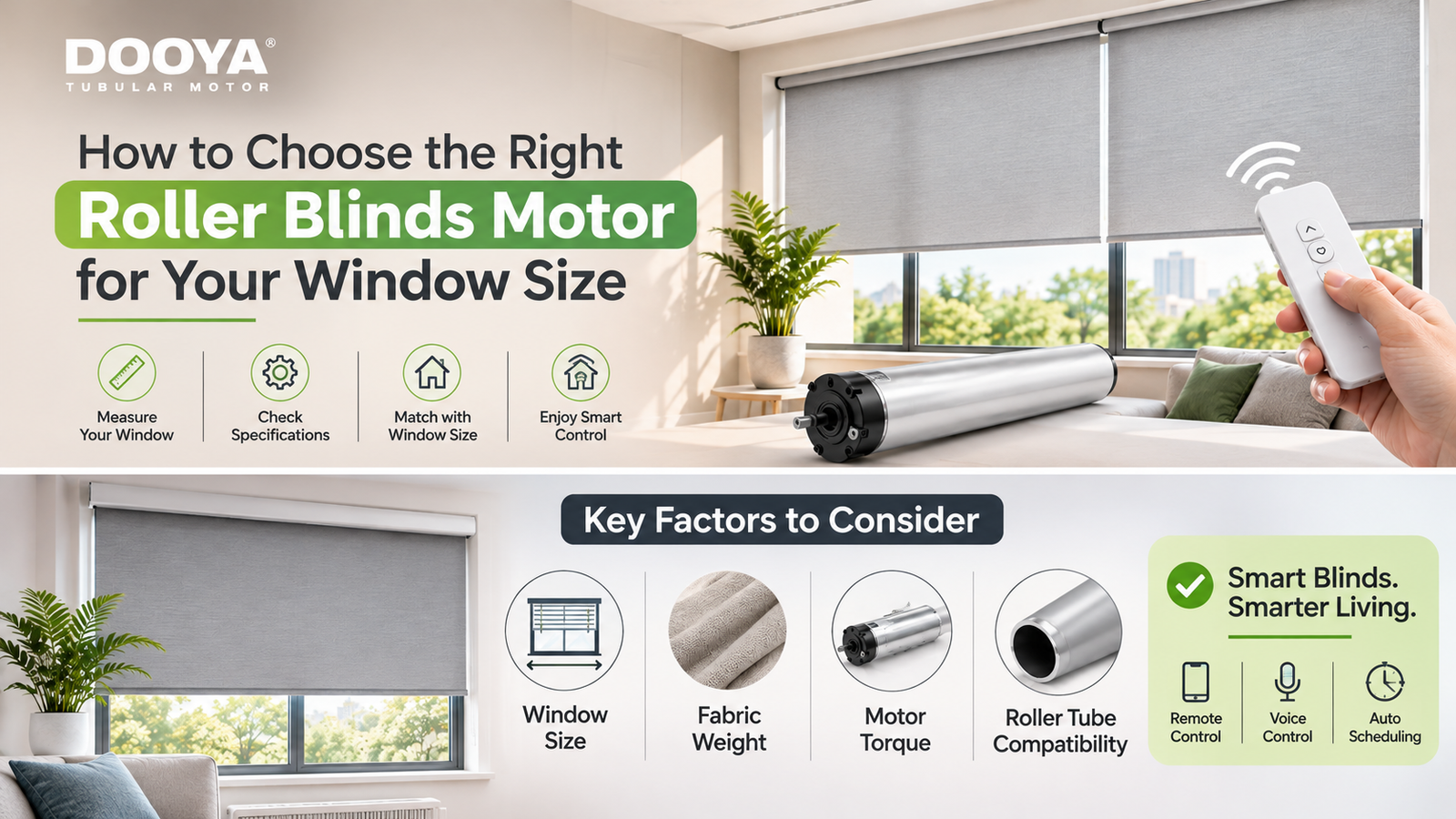 How to Choose the Right Roller Blinds Motor
